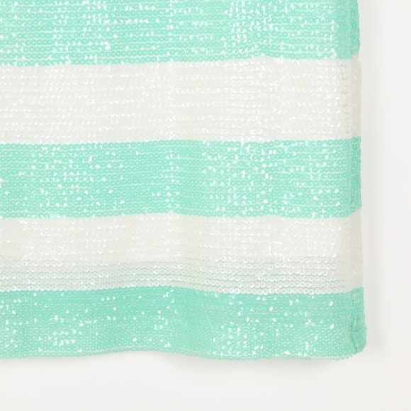 Sail to Sable Green and White Halter Sheath Dress - Picture 4 of 7